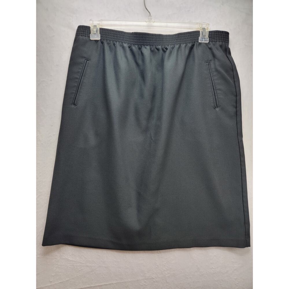 Bend Over Plus Size Black Pencil Skirt Size 18P